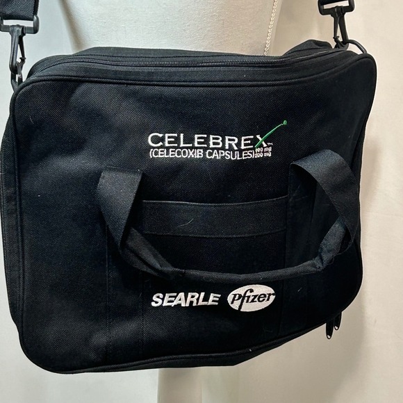 CELEBREX Searle Pfizer Doctor's Bag Medical Office Sample Promo Messenger Bag